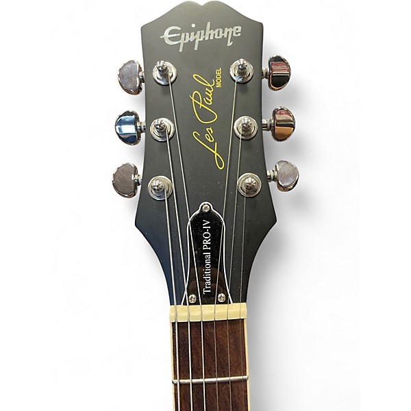 Used Epiphone Les Paul Traditional Pro IV Ocean Blue Solid Body Electric Guitar