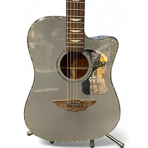 Used Keith Urban NIGHT STAR Blue Acoustic Electric Guitar