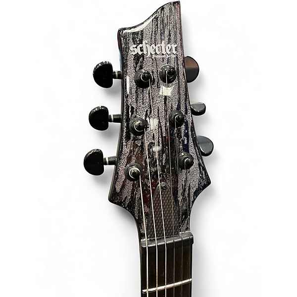 Used Schecter Guitar Research C1 SILVER MOUNTAIN Solid Body Electric Guitar