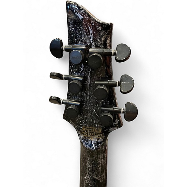 Used Schecter Guitar Research C1 SILVER MOUNTAIN Solid Body Electric Guitar