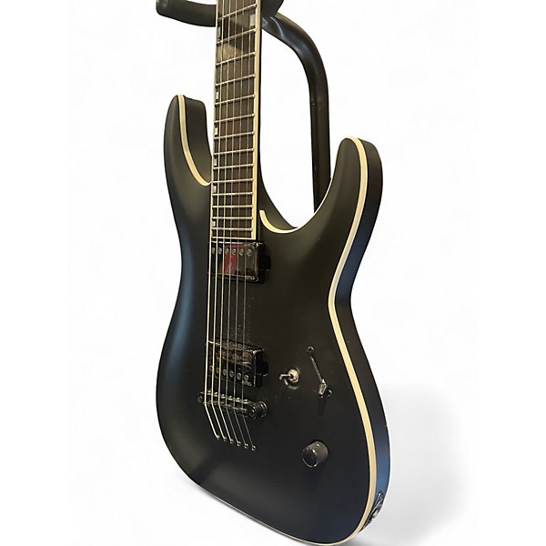 Used ESP LTD MH1000B Black Solid Body Electric Guitar