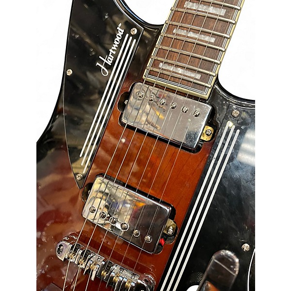 Used Hartwood Charger Tobacco Burst Solid Body Electric Guitar