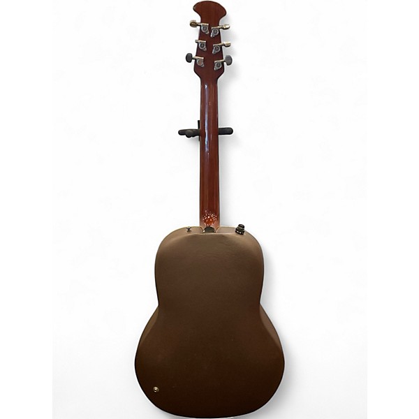 Used 1980s Ovation Ultra series 1517 Natural Acoustic Electric Guitar