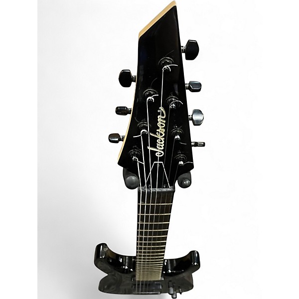 Used Jackson JS22-7 Dinky 7 String Black Solid Body Electric Guitar