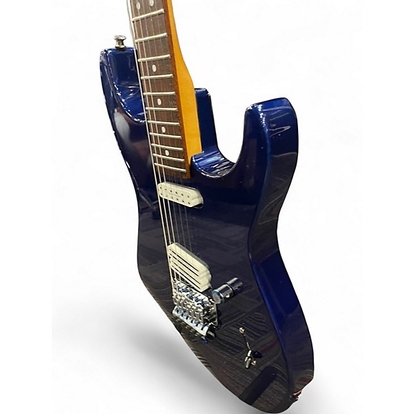 Vintage 1987 Charvel MIJ FUSION DLx Blue Solid Body Electric Guitar