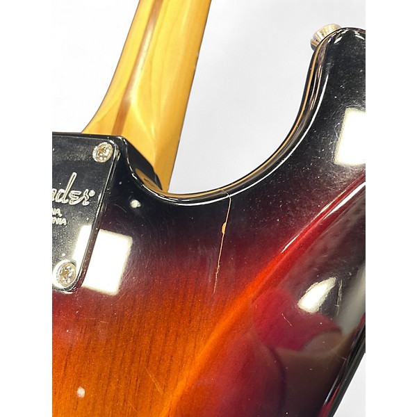 Used Fender American Standard Stratocaster HSS 3 Tone Sunburst Solid Body Electric Guitar