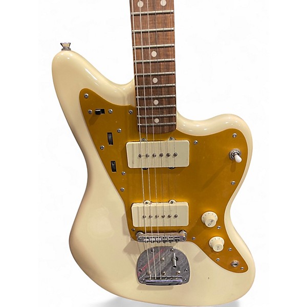 Used Squier J Mascis Jazzmaster Olympic White Solid Body Electric Guitar