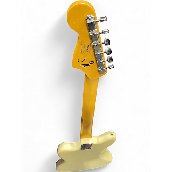 Used Squier J Mascis Jazzmaster Olympic White Solid Body Electric Guitar