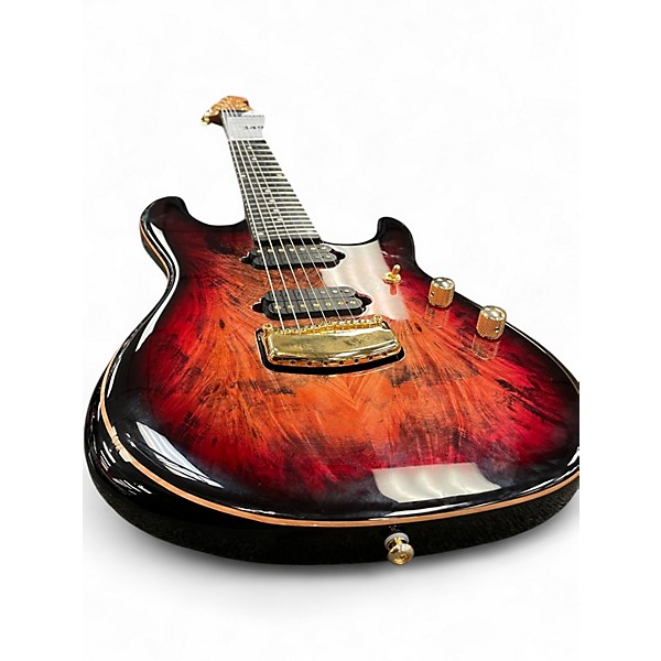 Used Ernie Ball Music Man Cutlass Jason Richardson 7 Rorschach Solid Body Electric Guitar