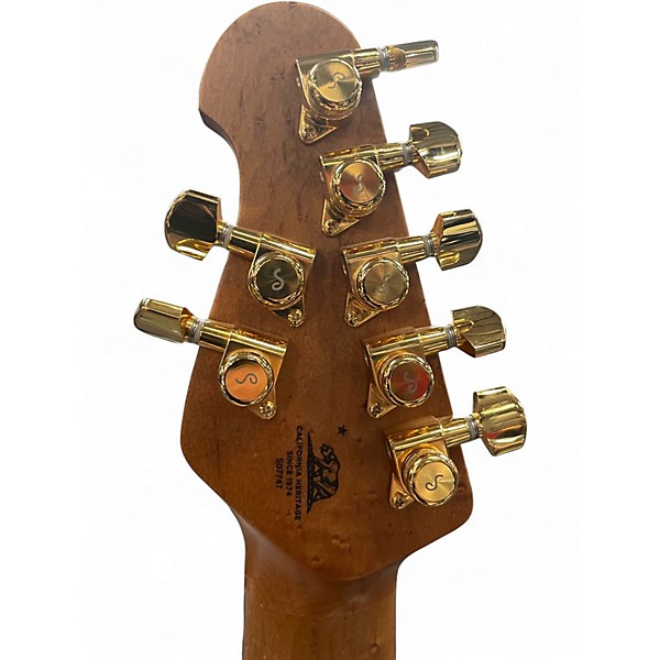 Used Ernie Ball Music Man Cutlass Jason Richardson 7 Rorschach Solid Body Electric Guitar