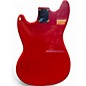 Used Squier Bronco Red Electric Bass Guitar