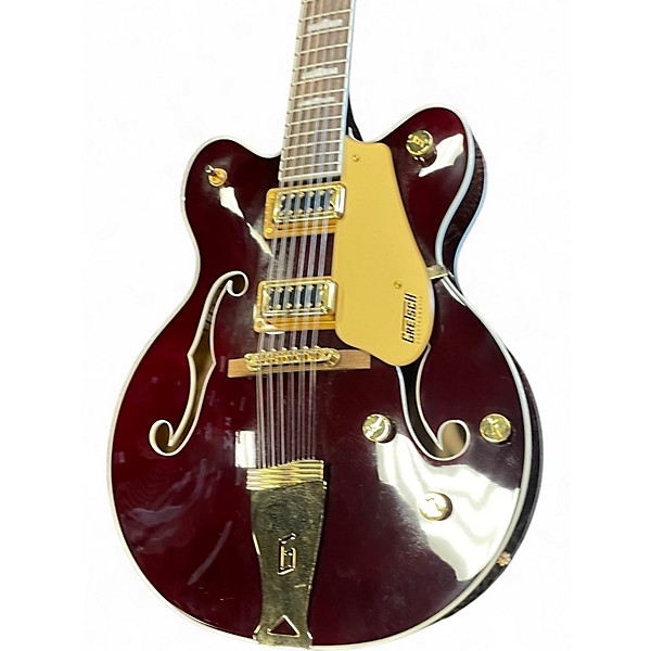 Used Gretsch G5422T-12 Wine Red Hollow Body Electric Guitar