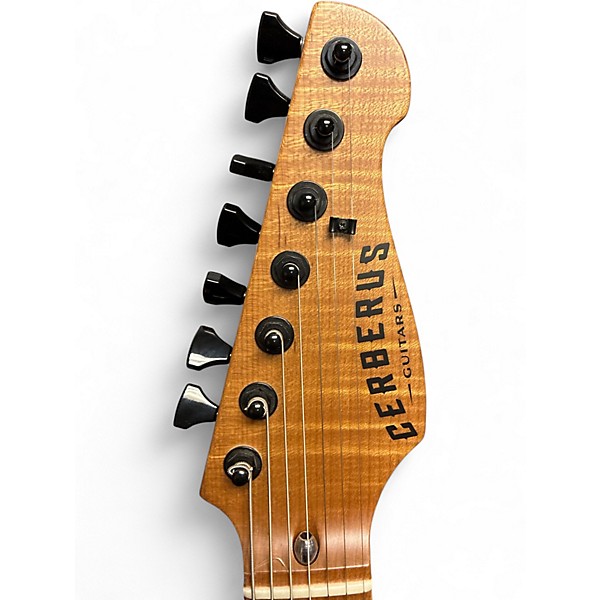 Used Cerbures HERMES 7 Worn Natural Solid Body Electric Guitar