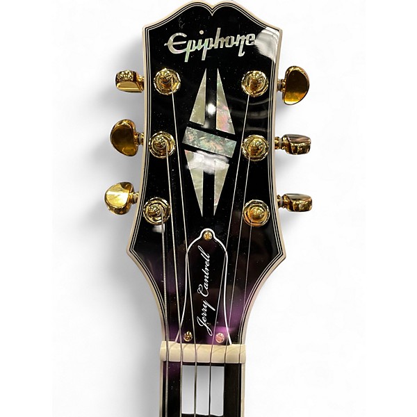 Used Epiphone LES PAUL CUSTOM JERRY CANTRELL WINO WINE RED Solid Body Electric Guitar