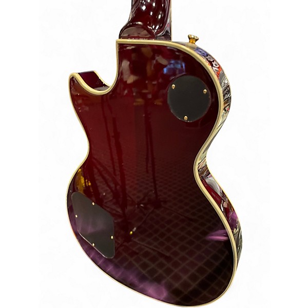 Used Epiphone LES PAUL CUSTOM JERRY CANTRELL WINO WINE RED Solid Body Electric Guitar