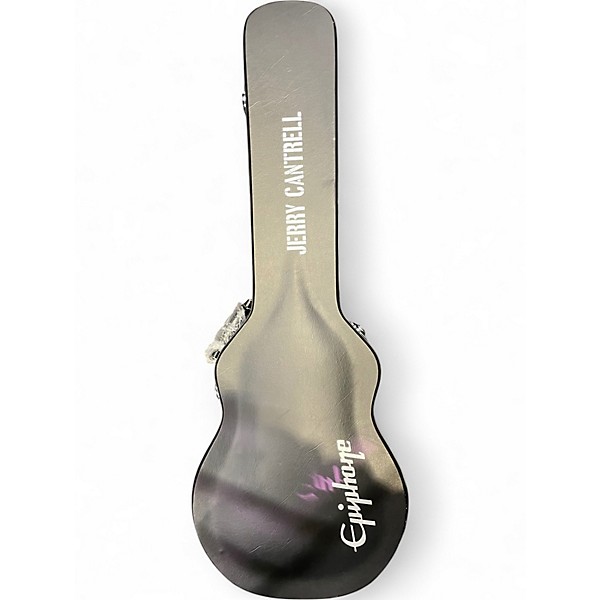 Used Epiphone LES PAUL CUSTOM JERRY CANTRELL WINO WINE RED Solid Body Electric Guitar