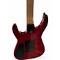 Used Jackson JS34Q Dinky Trans Red Solid Body Electric Guitar