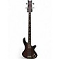 Used Schecter Guitar Research Stiletto Extreme 4 String Black Cherry Electric Bass Guitar thumbnail