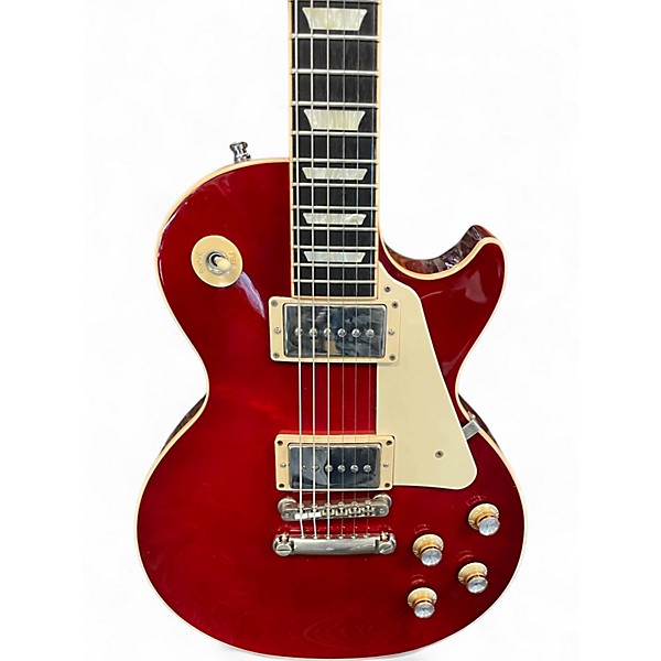 Used Gibson Les Paul Classic Cherry Solid Body Electric Guitar