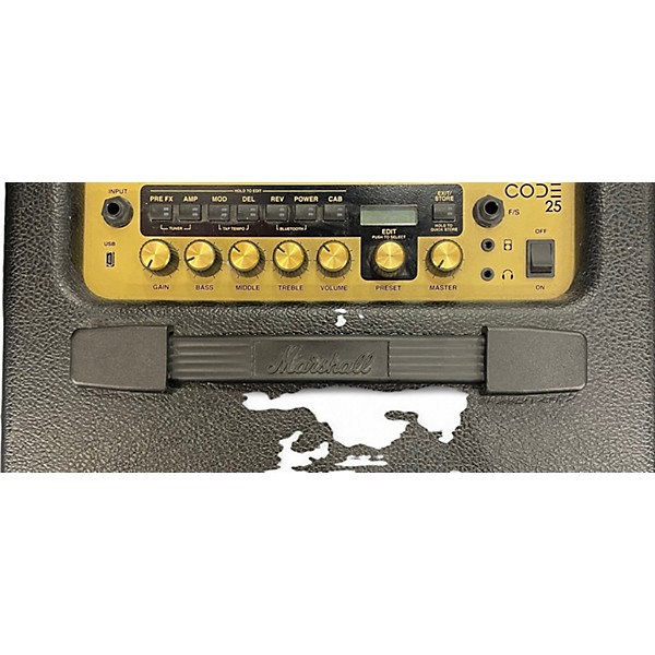 Used Marshall CODE 25W 1x10 Guitar Combo Amp