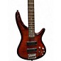 Used Ibanez SR405QM Brown Burst Electric Bass Guitar