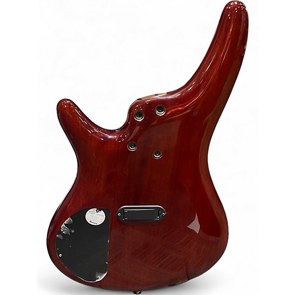 Used Ibanez SR405QM Brown Burst Electric Bass Guitar