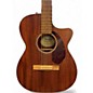 Used Fender CC60SCE All-Mahogany Natural Acoustic Electric Guitar