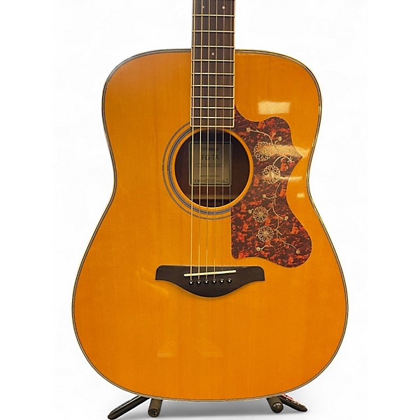 Used Yamaha FG-TA TransAcoustic Dreadnought Acoustic-Electric Vintage Tint Acoustic Electric Guitar
