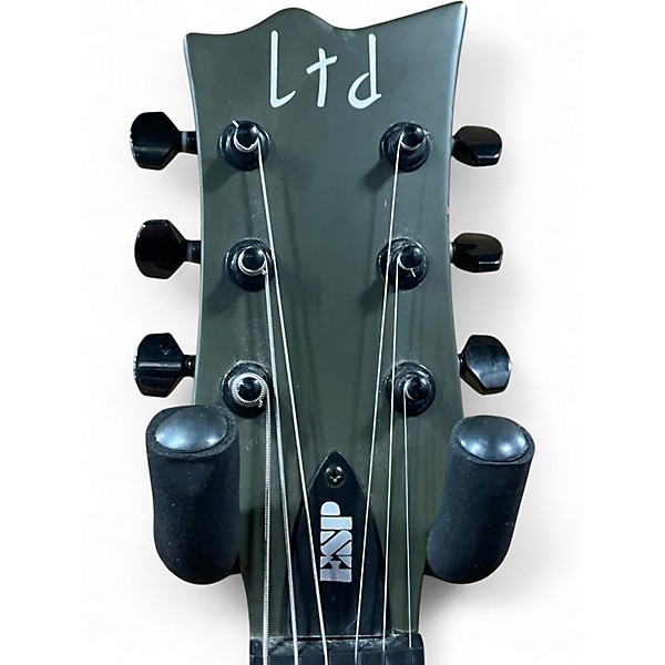 Used ESP LTD Viper 100 Military Green Solid Body Electric Guitar