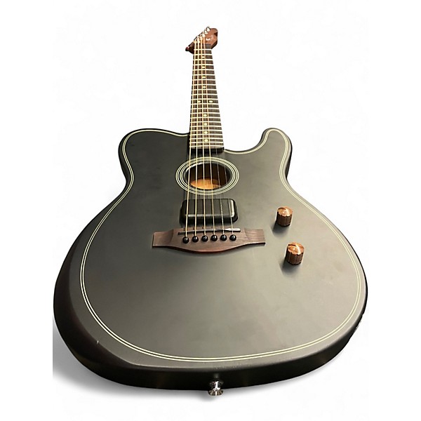 Used Fender Acoustasonic Telecaster BLACK Acoustic Electric Guitar