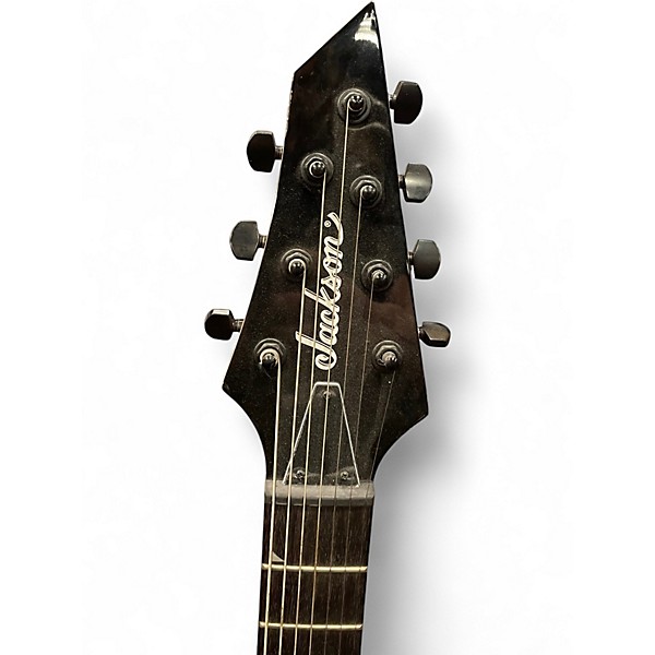Used Jackson JS22-7 Dinky 7 String Black Solid Body Electric Guitar