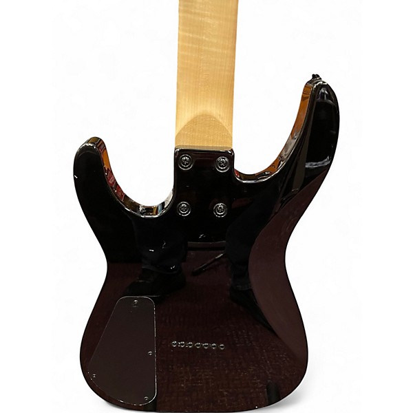 Used Jackson JS22-7 Dinky 7 String Black Solid Body Electric Guitar