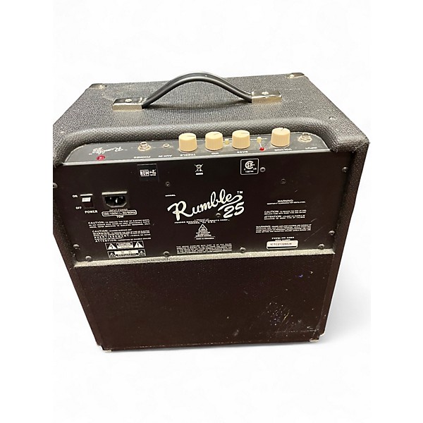 Used Fender Rumble 25 25W 1x8 Bass Combo Amp