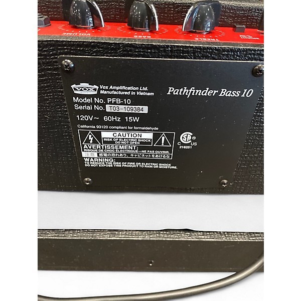Used VOX Pathfinder bass 10 Bass Combo Amp