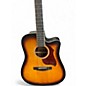 Used Donner DAG1CS 2 Tone Sunburst Acoustic Guitar