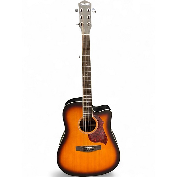 Used Donner DAG1CS 2 Tone Sunburst Acoustic Guitar