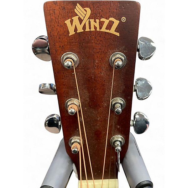 Used Winzz AFO7TP Black Acoustic Guitar