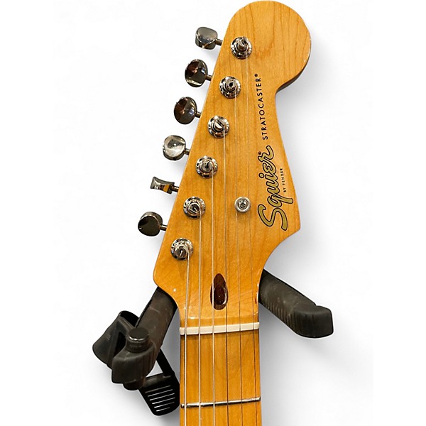 Used Squier Classic Vibe 1950S Stratocaster Black Solid Body Electric Guitar