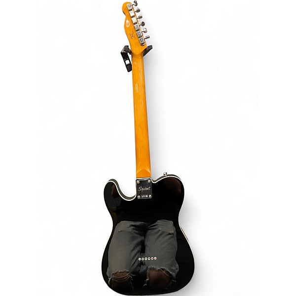 Used Squier Baritone Telecaster Custom Black Baritone Guitars