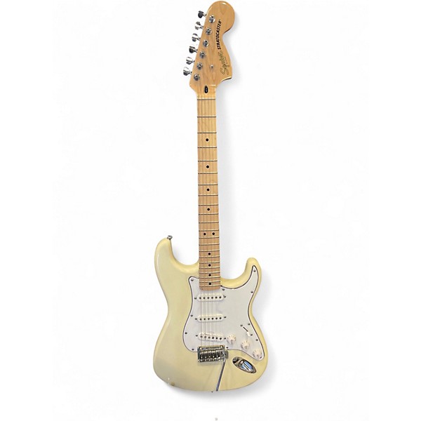 Used Squier Affinity Stratocaster Olympic White Solid Body Electric Guitar