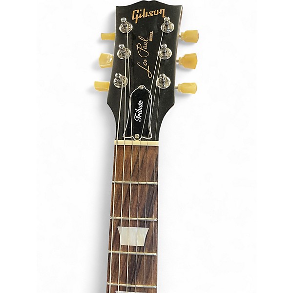 Used Gibson Les Paul Tribute 2 Tone Sunburst Solid Body Electric Guitar