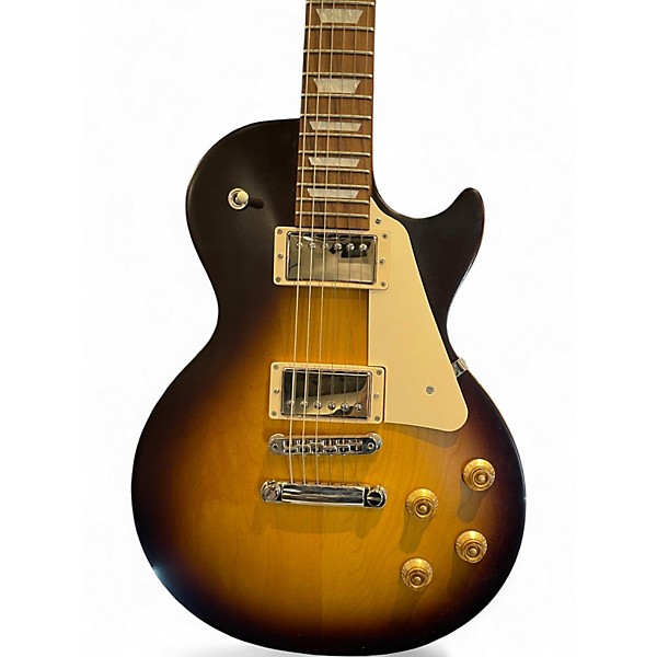 Used Gibson Les Paul Tribute 2 Tone Sunburst Solid Body Electric Guitar