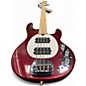 Used Sterling by Music Man Sub Series Ray 4 HH Metallic Red Electric Bass Guitar