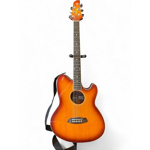 Used Ibanez TCY10E-AVS Vintage Sunburst Acoustic Electric Guitar