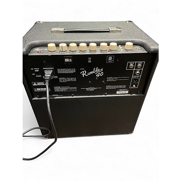 Used Fender Rumble V3 40W 1x10 Bass Combo Amp