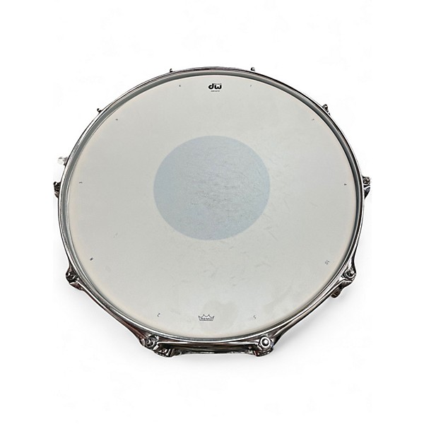 Used DW 14X6.5 Design Series Snare Satin Sage Metallic Drum