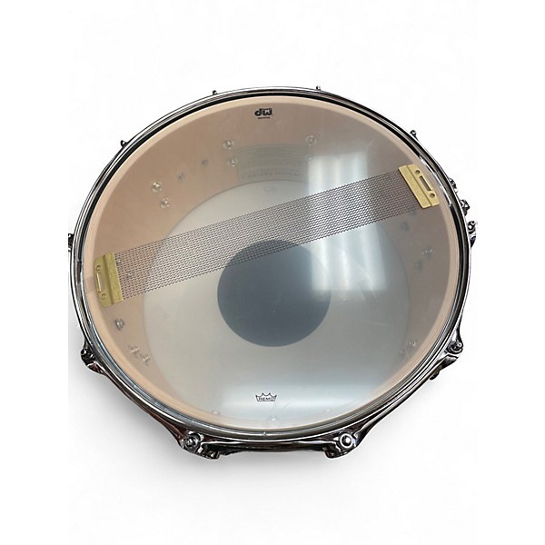 Used DW 14X6.5 Design Series Snare Satin Sage Metallic Drum