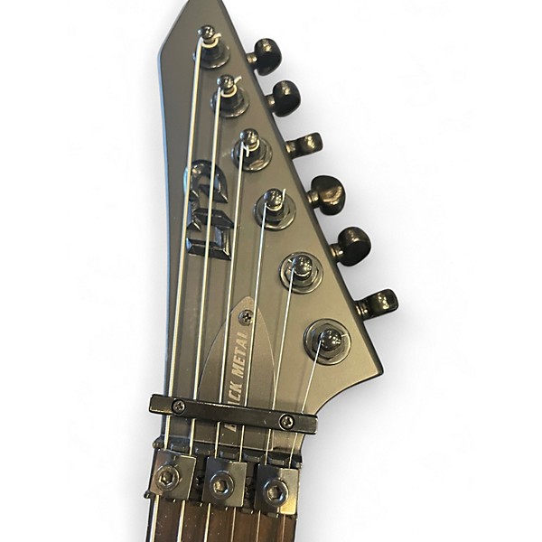 Used ESP LTD M BLACK METAL Black Solid Body Electric Guitar