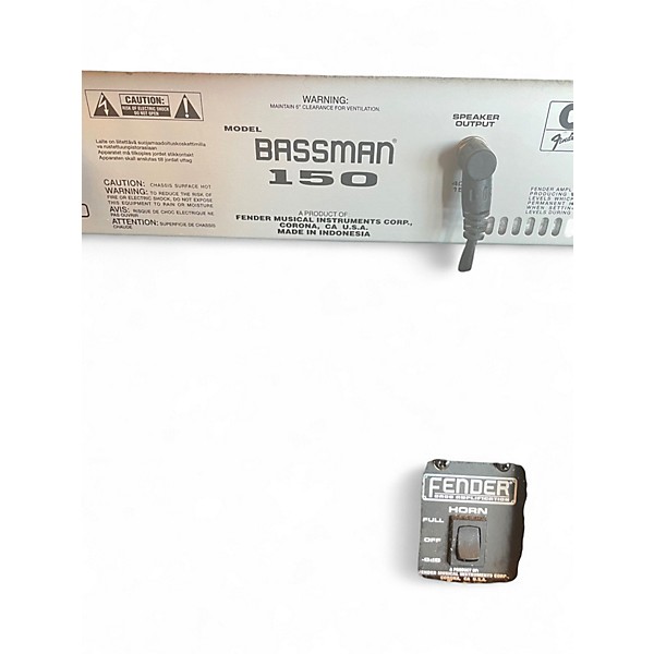 Used Fender Bassman 150 Bass Combo Amp