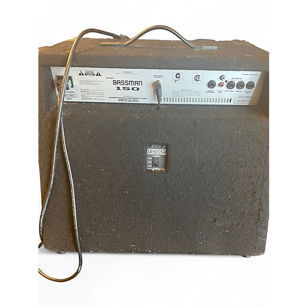 Used Fender Bassman 150 Bass Combo Amp